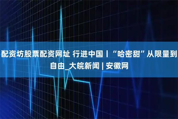 配资坊股票配资网址 行进中国丨“哈密甜”从限量到自由_大皖新闻 | 安徽网
